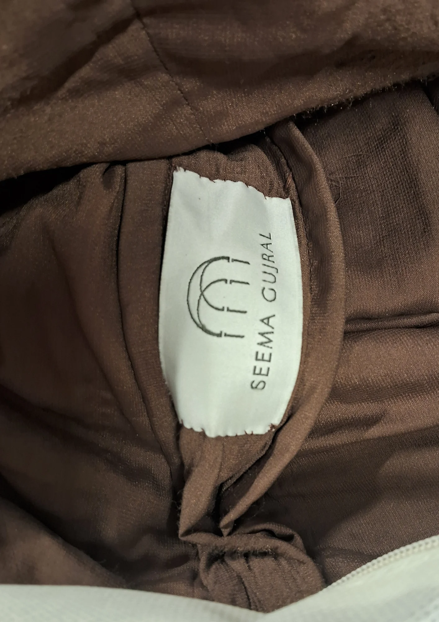 Seema Gujral Brown Sharara Set - Image 4