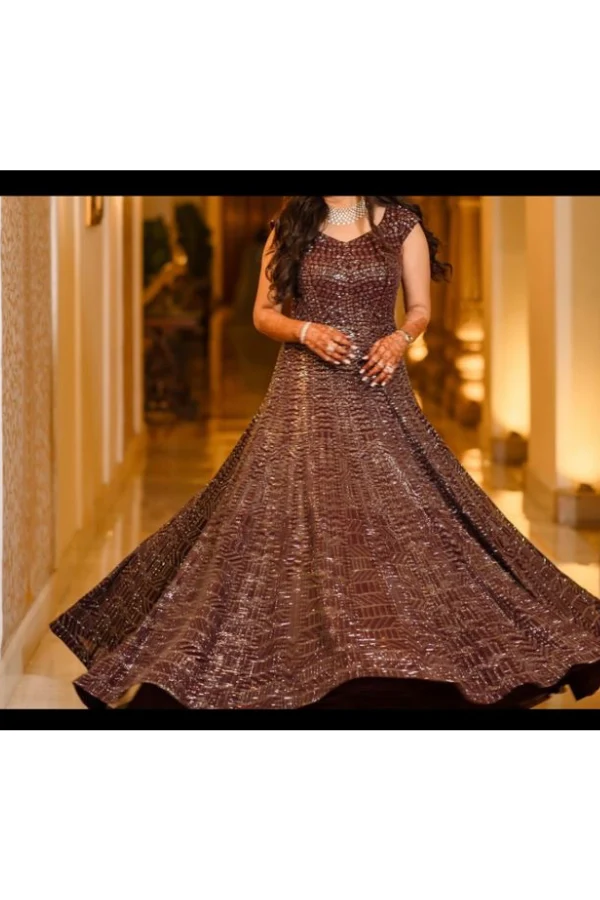 Seema Gujral Crystal gown