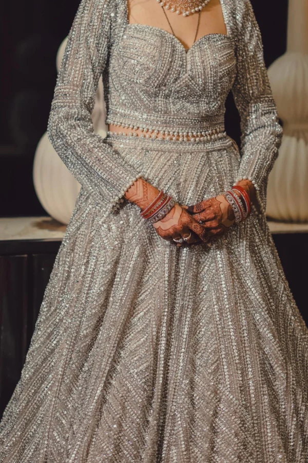 Seema Gujral Embellished Lehenga Set - Image 3