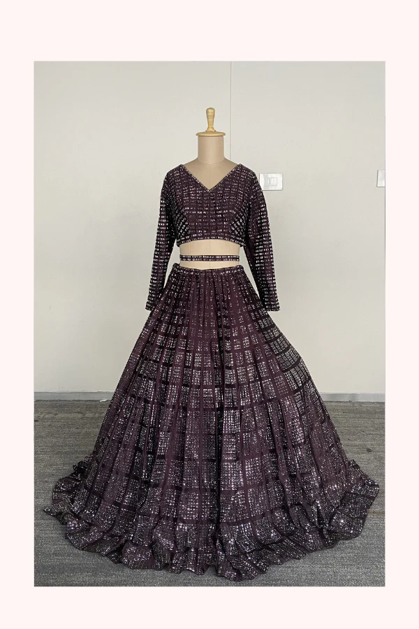 Seema Gujral Embellished Lehenga Set - Image 3