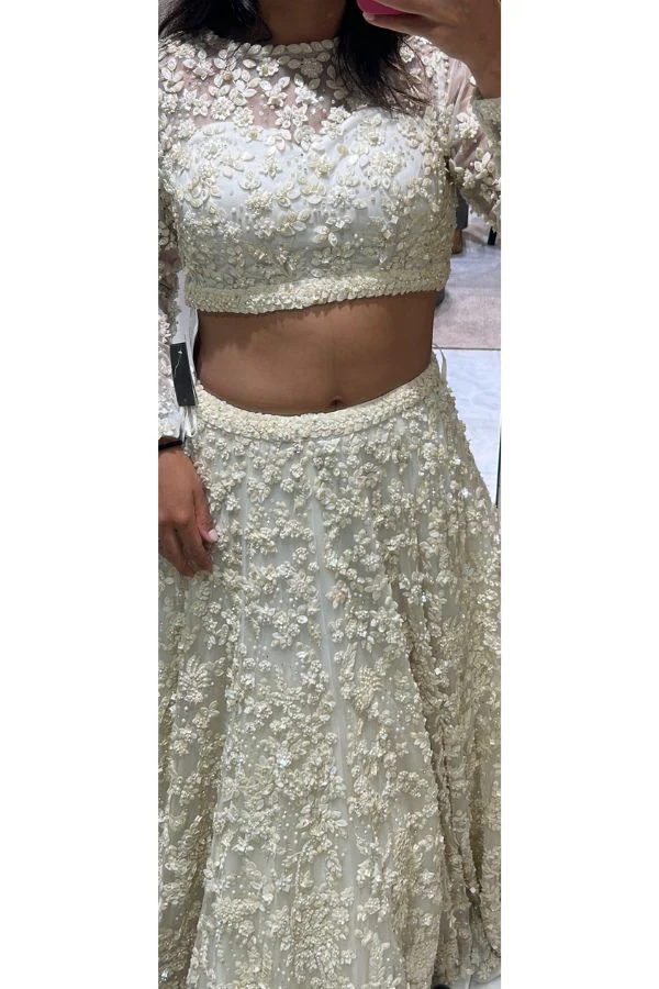 SEEMA GUJRAL EMBROIDERED LEHENGA SET