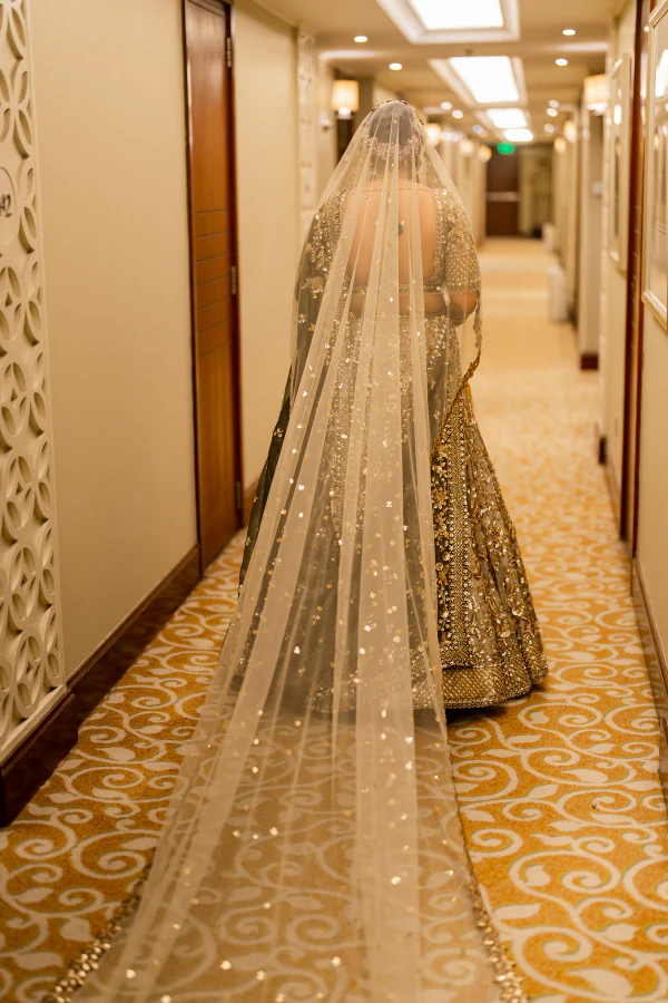 Seema Gujral gold embroidered lehenga - Image 3