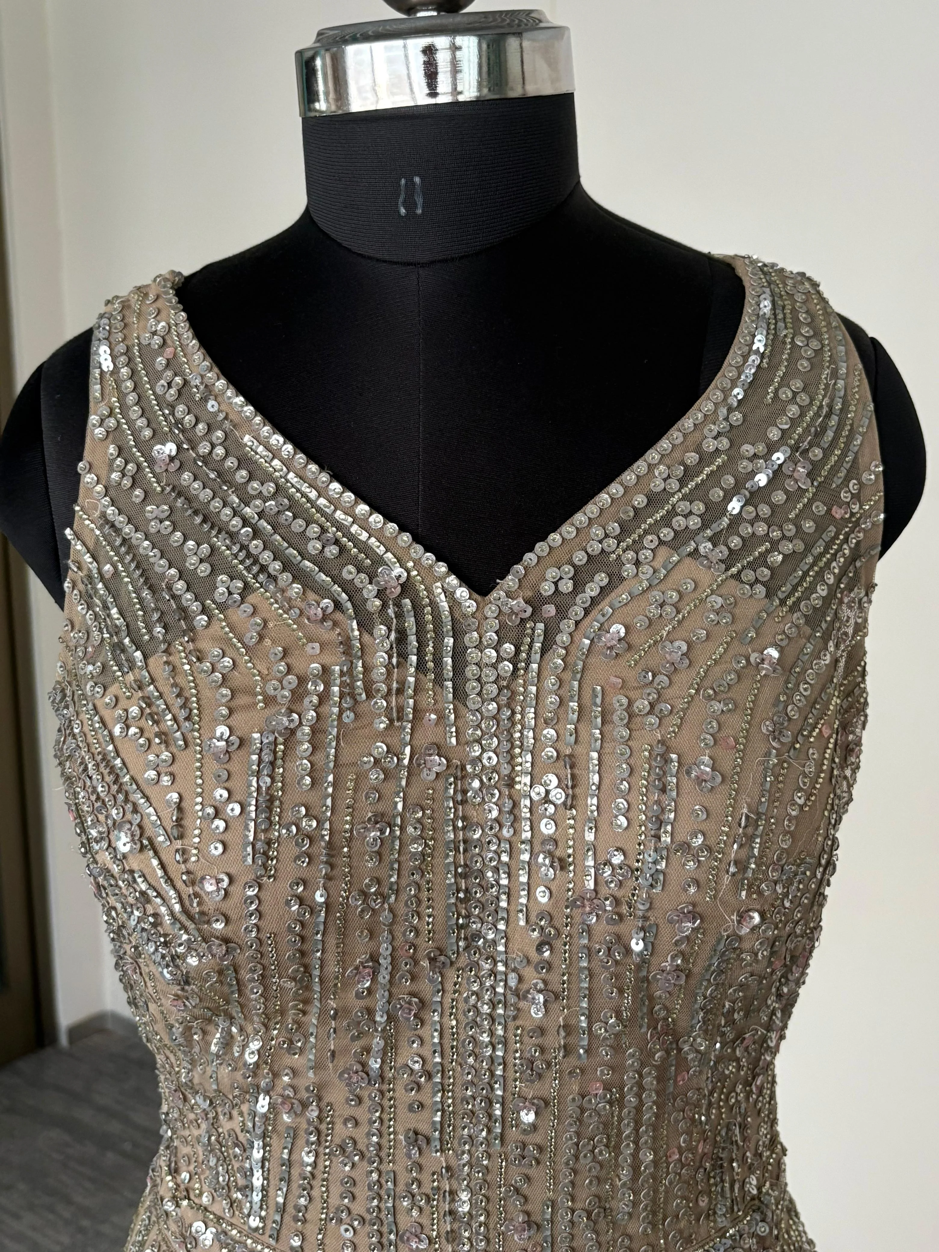 SEEMA GUJRAL LIGHT GOLDEN GOWN - Image 2