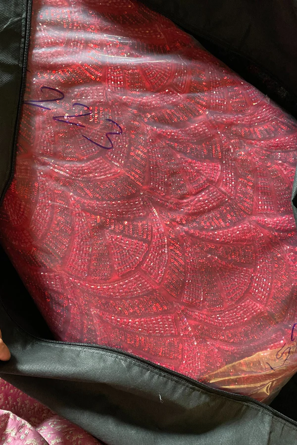 Seema Gujral Red sequins lehenga - Image 5