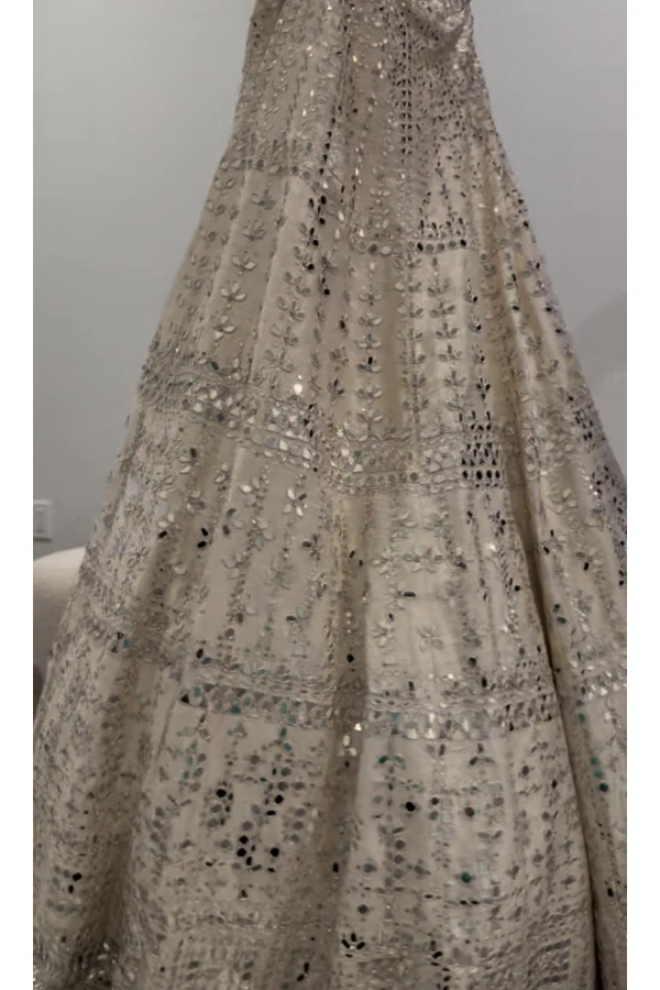 Seema Gujral White Lehenga Set - Image 2