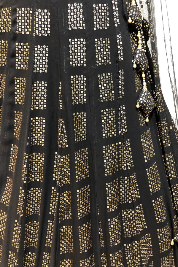 Sequin Embroidered Lehenga Set - Image 4