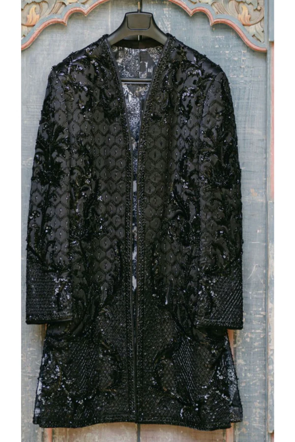 Shantanu and nikhil black sherwani - Image 3