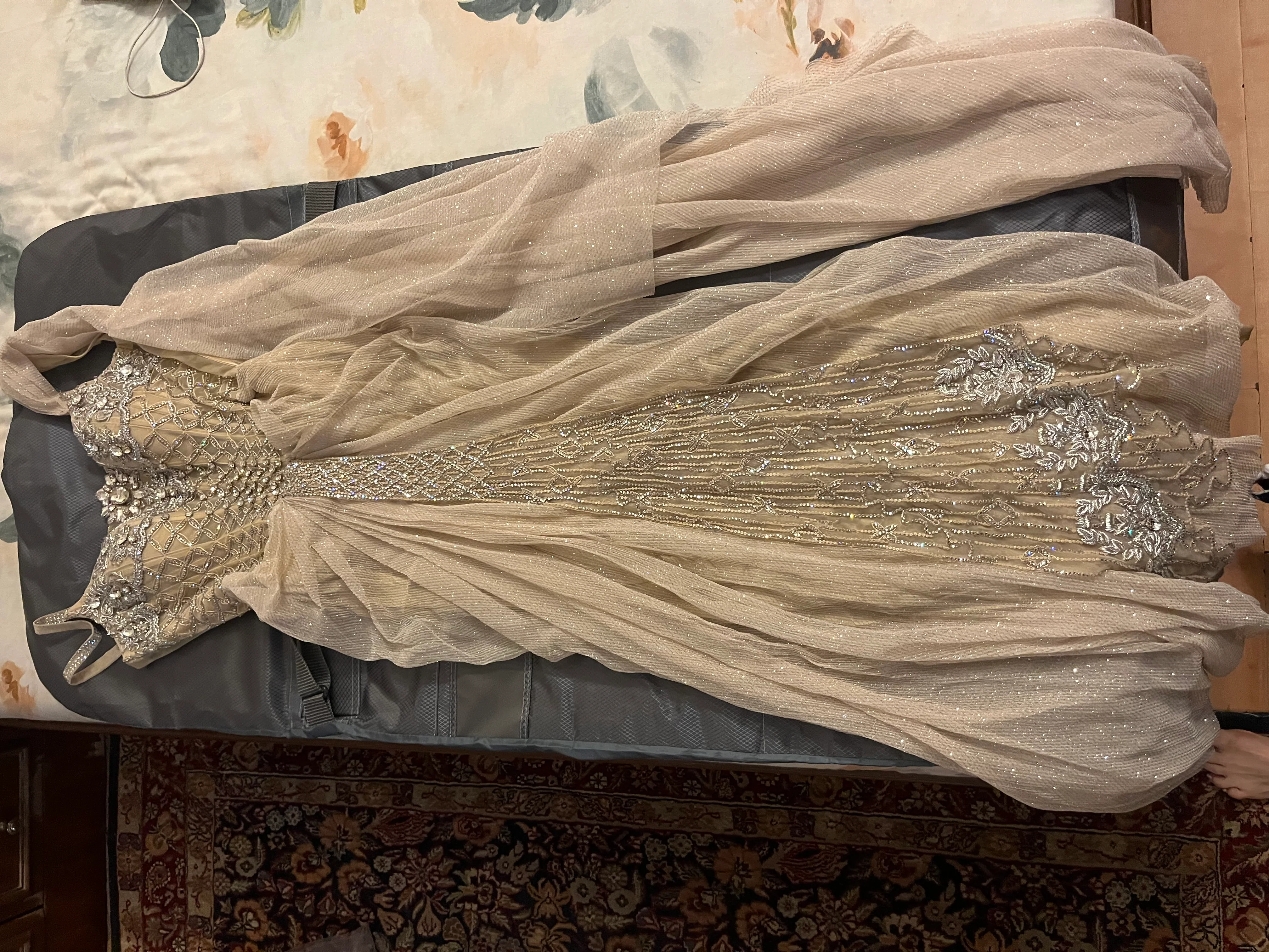 Shantanu & Nikhil Draped Embellished Gown - Image 7