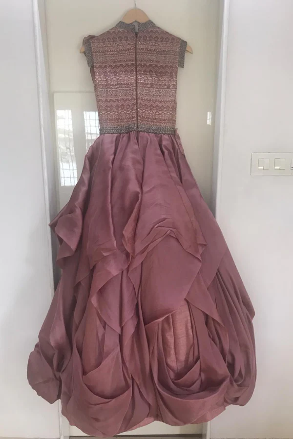 Shantanu & Nikhil Mauve Gown - Image 3
