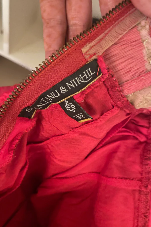 Shantanu & nikhil red gown - Image 4