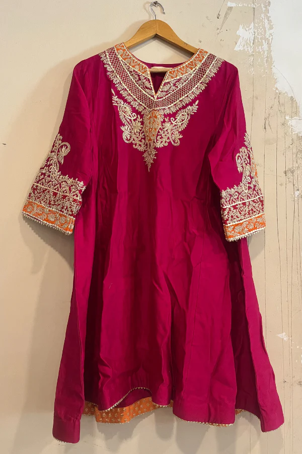 Sheetal Batra Hot pink kurta set - Image 3