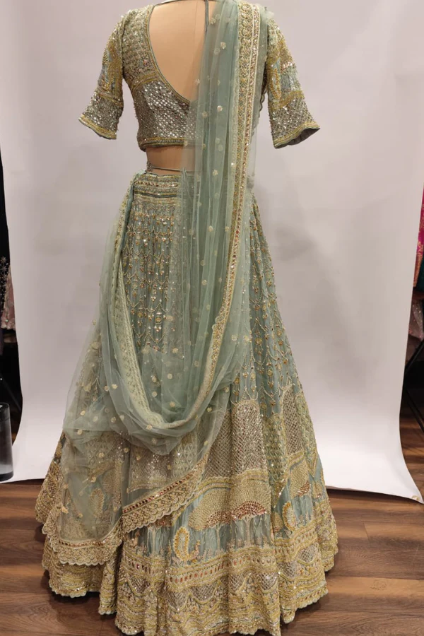 Shrangar Green Lehenga Set - Image 4