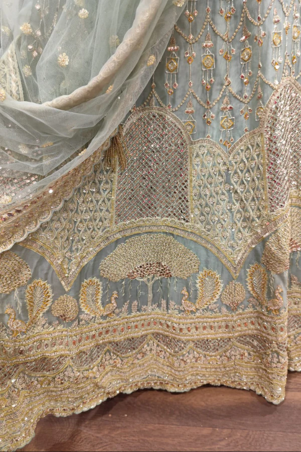 Shrangar Green Lehenga Set - Image 5