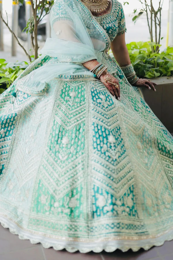 Shyam Narayan Prasad Embroidered Lehenga Set - Image 2