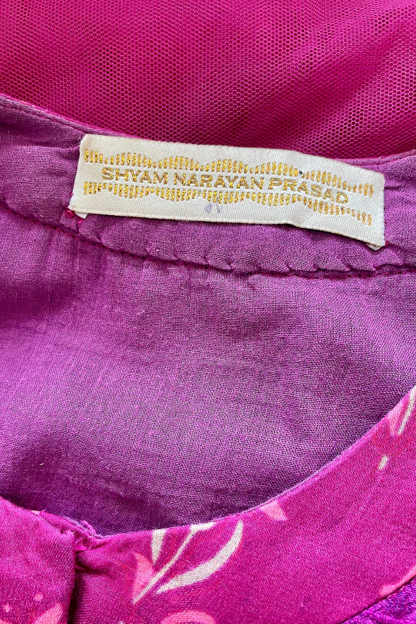 Shyam Narayan Prasad Violet Anarkali set - Image 7