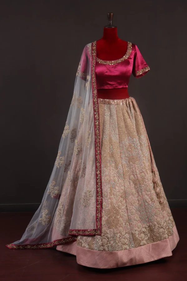 Shyamal and Bhumika Lehenga