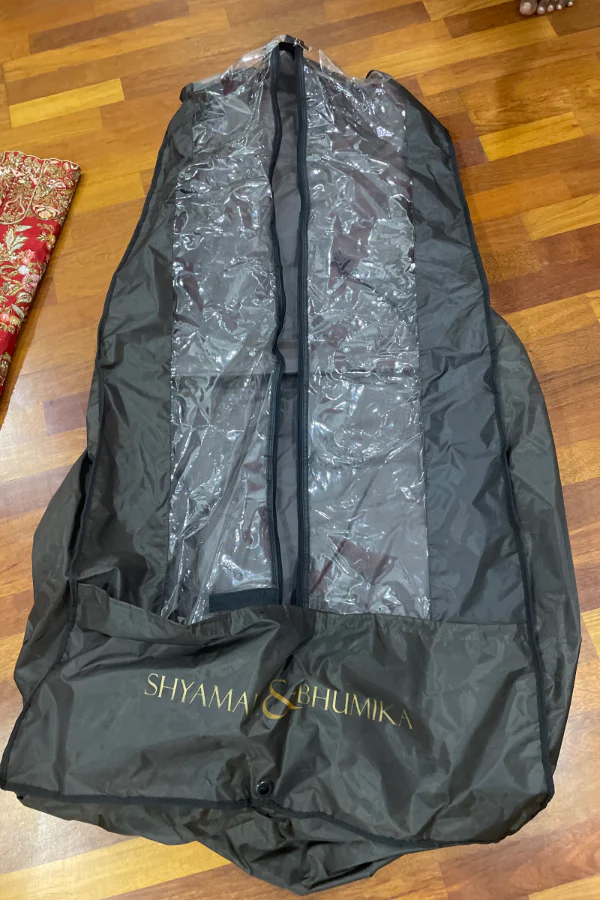 Shyamal and Bhumika Red Lehenga - Image 7
