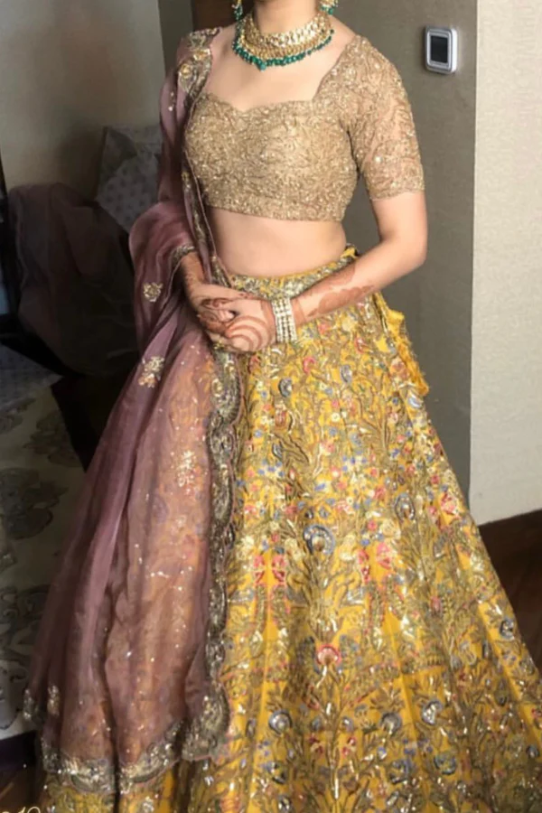 Shyamal & Bhumika Embroidered Lehenga Set - Image 2