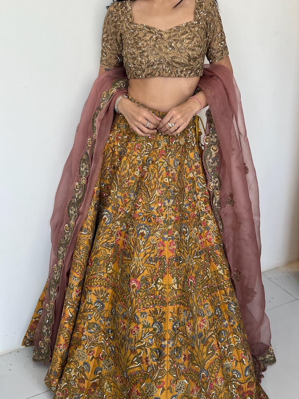 Shyamal & Bhumika Embroidered Lehenga Set - Image 3