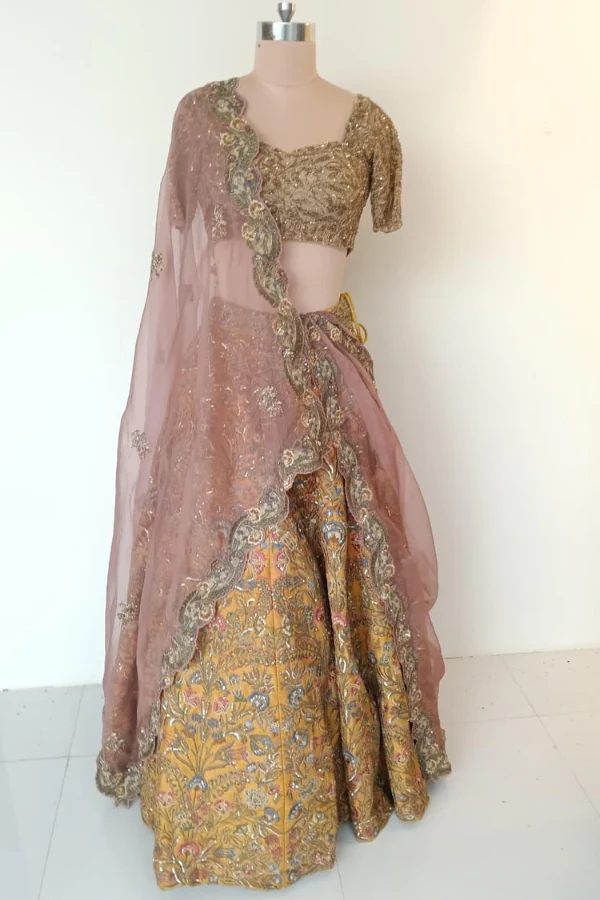 Shyamal & Bhumika Embroidered Lehenga Set - Image 4