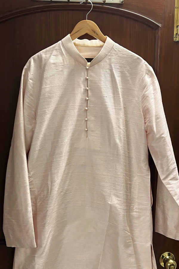 Shyamal & bhumika ivory embroidered sherwani - Image 3