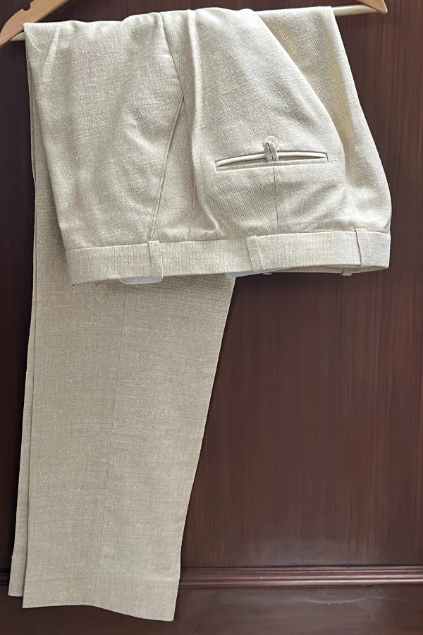 Shyamal & bhumika ivory embroidered sherwani - Image 4