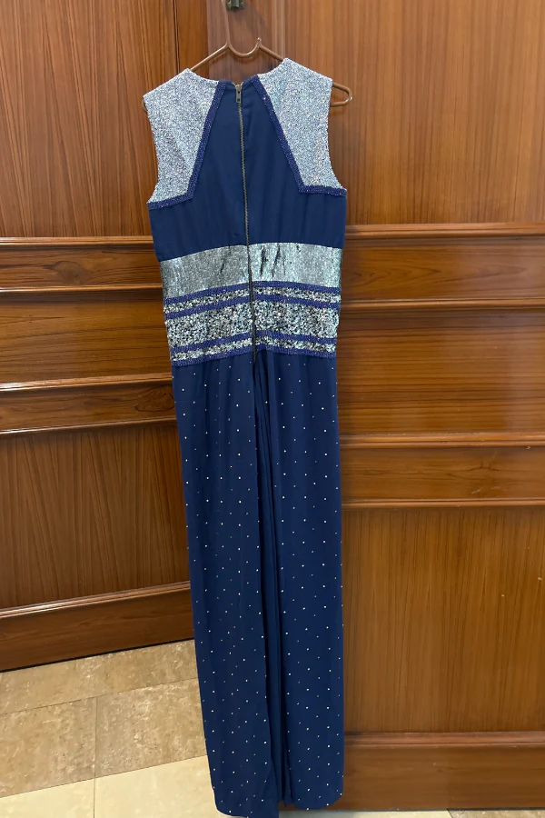 Siddharth Tyler Blue embellished gown - Image 2