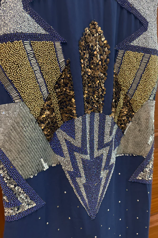 Siddharth Tyler Blue embellished gown - Image 3