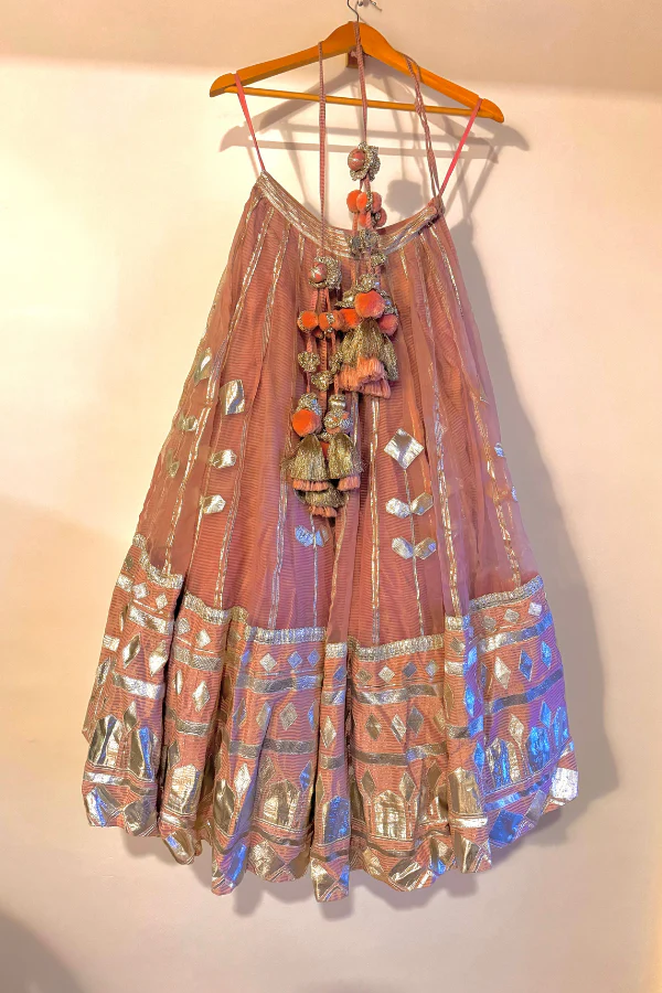 Simar Dugal striped lehenga set - Image 2