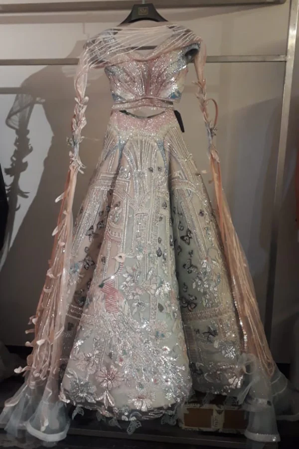 Sulakshana Monga Embellished Pastel lehenga