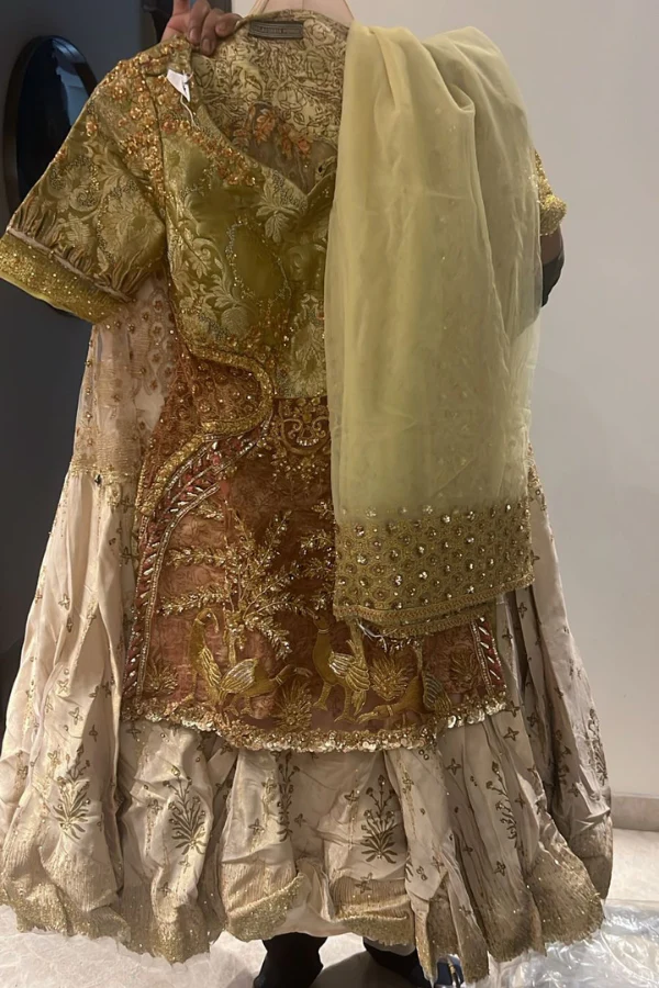 Sulakshana Monga gold embroidered sharara set - Image 2
