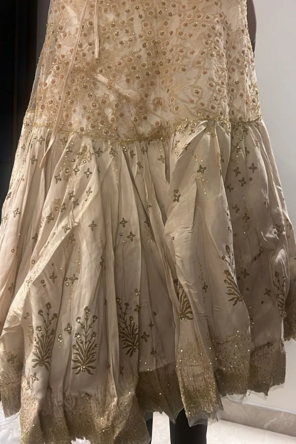 Sulakshana Monga gold embroidered sharara set - Image 5