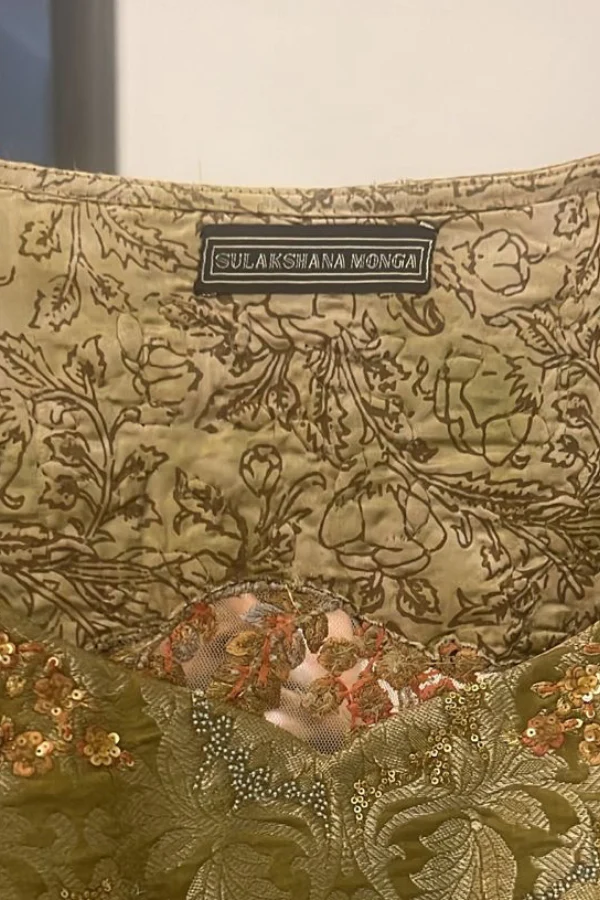 Sulakshana Monga gold embroidered sharara set - Image 6
