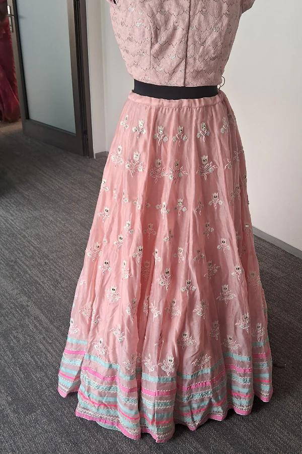 Summer By Priyanka Gupta Embroidered Lehenga Set - Image 3