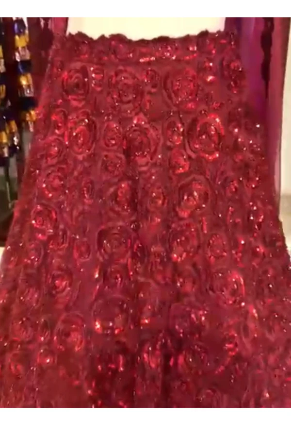 Sunaina khera Red bridal lehenga set - Image 2