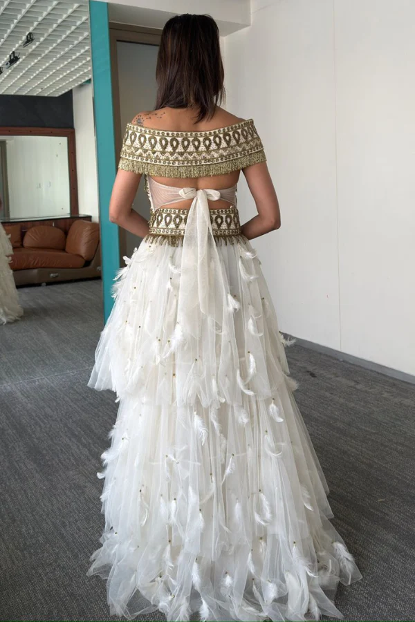 Surily G Off-Shoulder Embellished Gown - Image 3