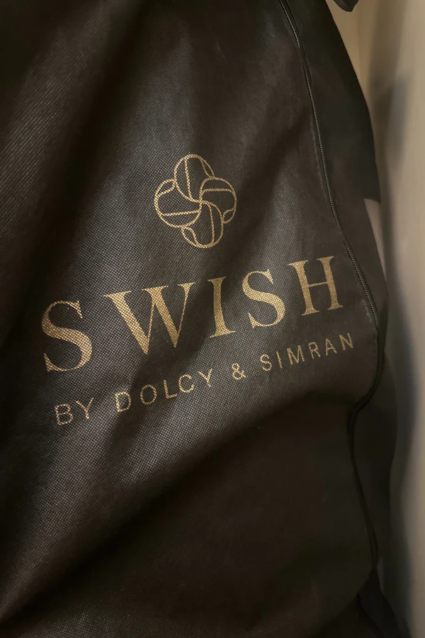 Swish by Dolcy & Simran Rose Gold Embellished lehenga - Image 5
