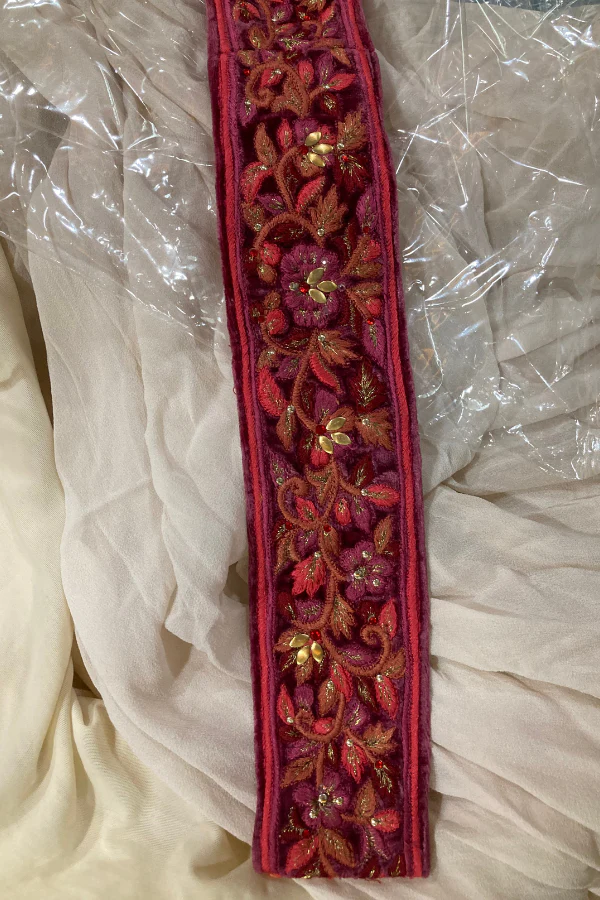 Tarun Tahilani fuchsia anarkali set - Image 7