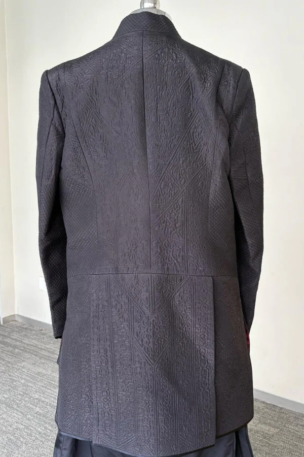 Tarun Tahiliani Black Sherwani Set - Image 3