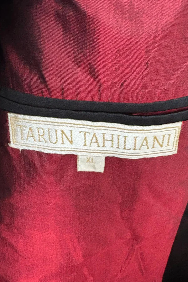 Tarun Tahiliani Black Sherwani Set - Image 4
