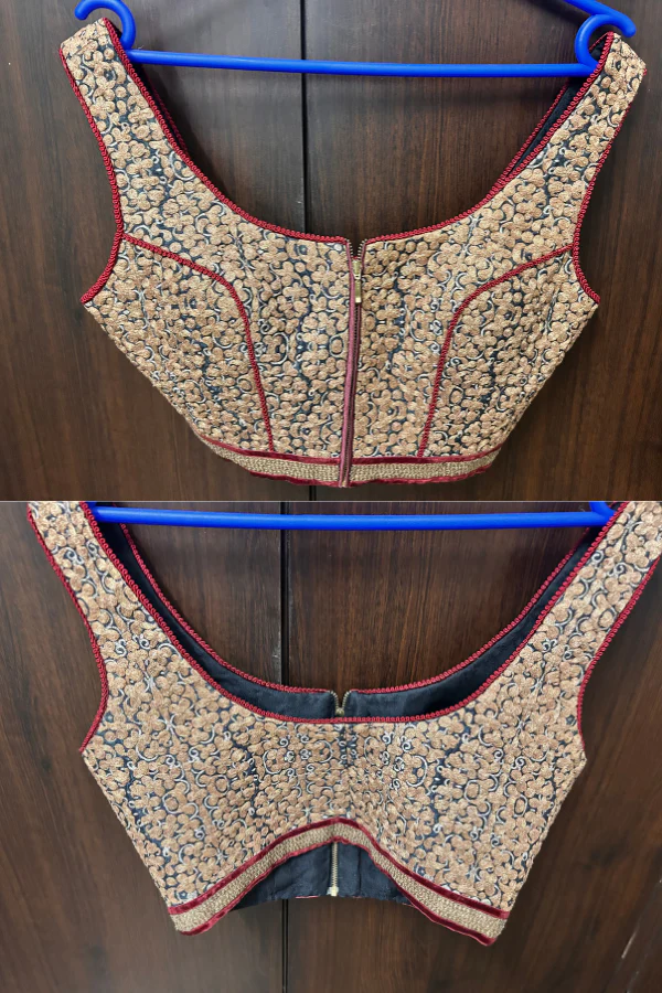 Tarun tahiliani Blue printed zardosi lehenga - Image 3