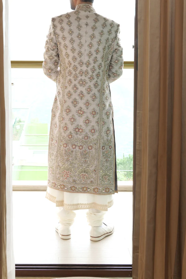 Tarun Tahiliani Ivory Sherwani - Image 3