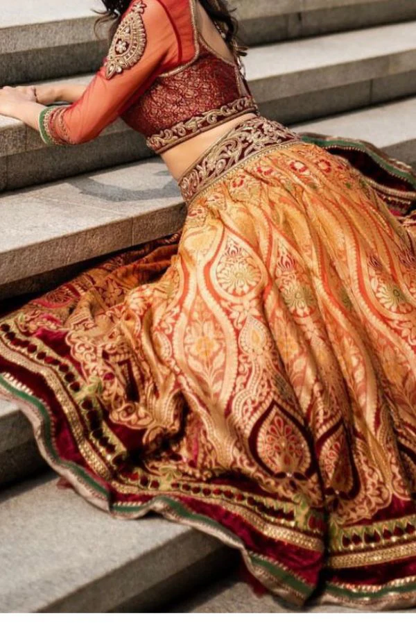 TARUN TAHILIANI LEHENGA SET - Image 8