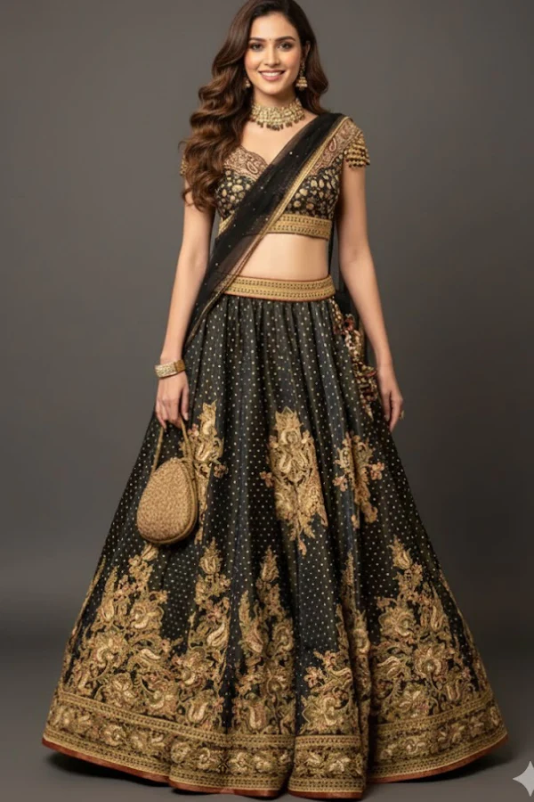 Tarun Tahiliani LEHENGA WITH BLOUSE AND DRAPE