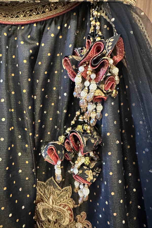 Tarun Tahiliani LEHENGA WITH BLOUSE AND DRAPE - Image 4