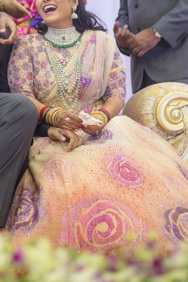 Tarun Tahiliani Multicolour Lehenga Set