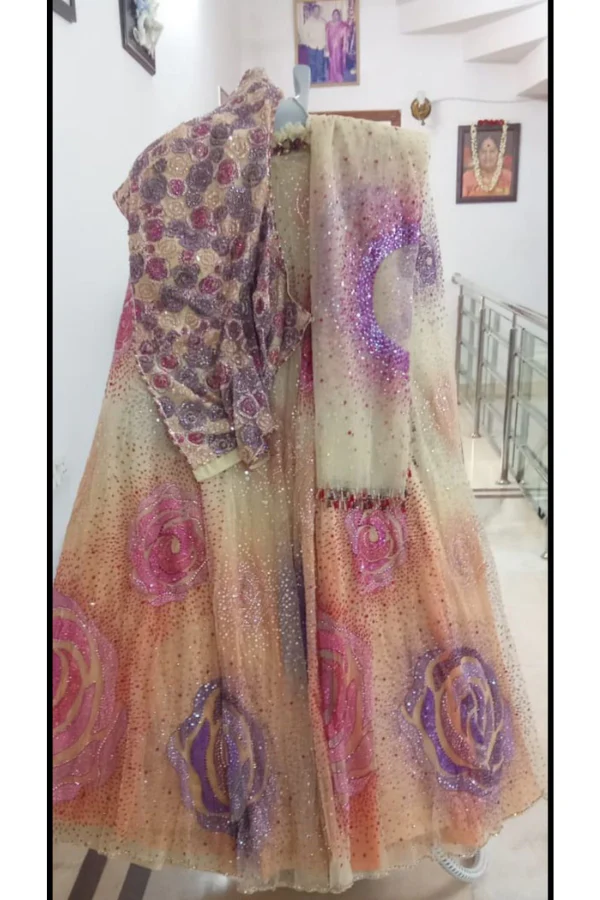 Tarun Tahiliani Multicolour Lehenga Set - Image 3