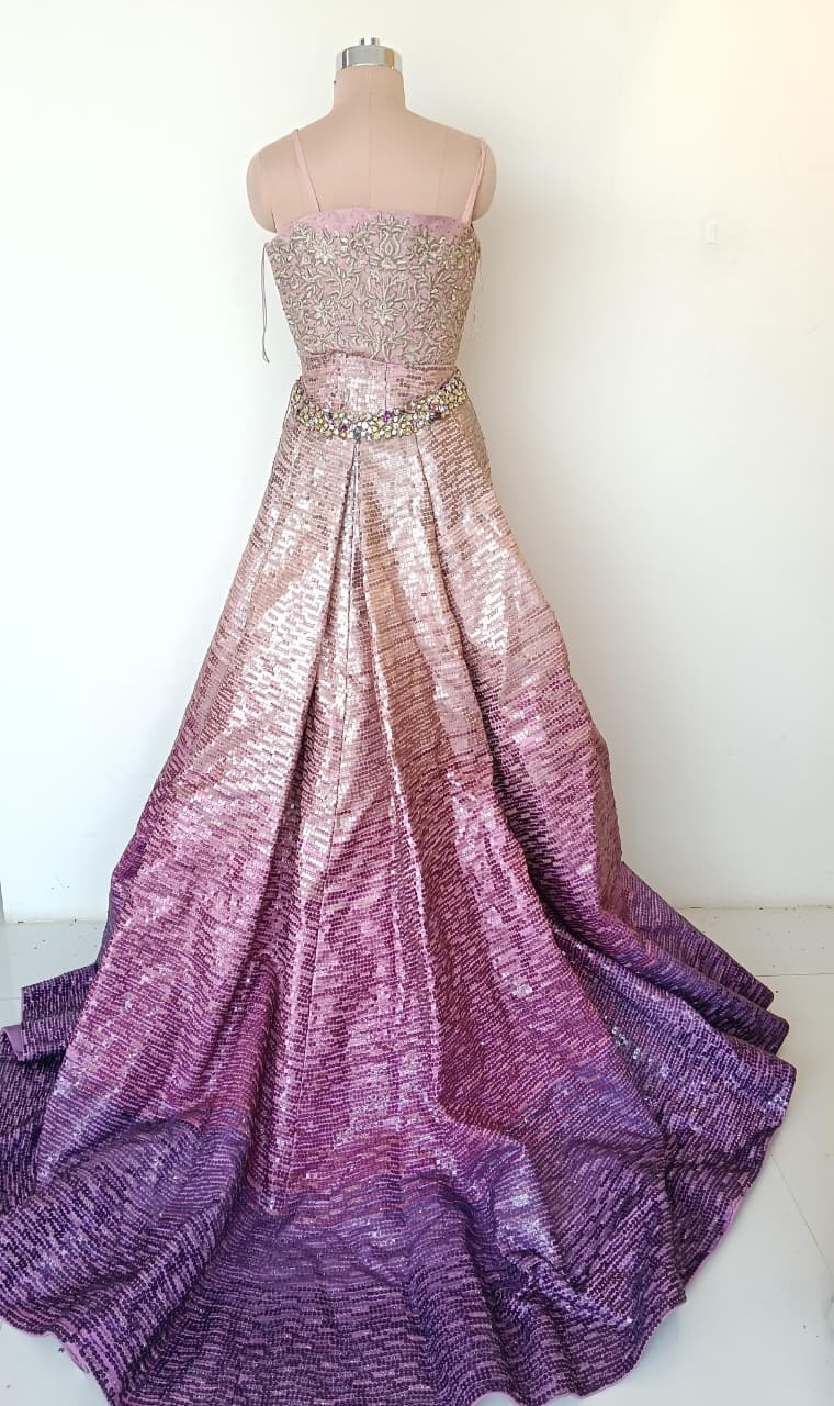 Tarun Tahiliani Ombre Gown - Image 7