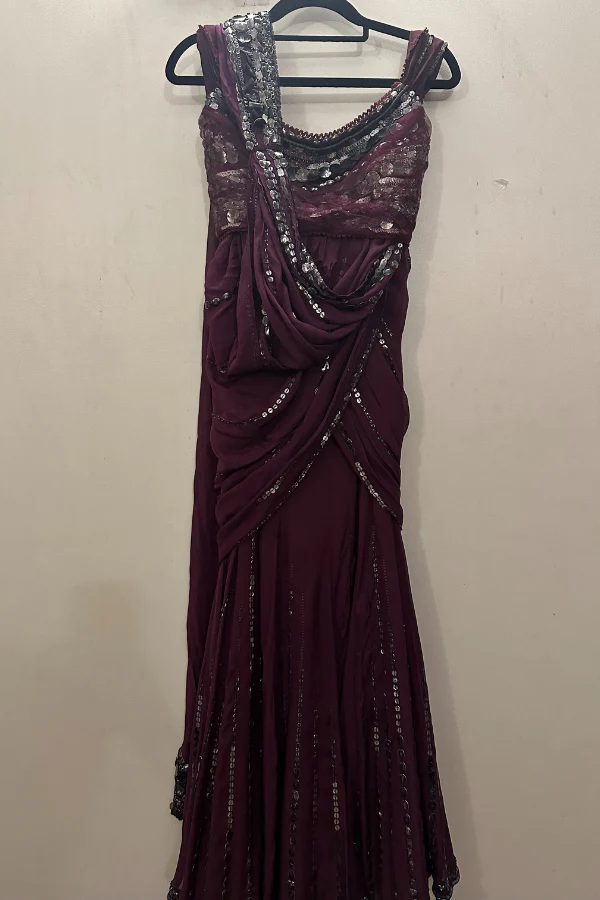 Tarun Tahiliani Pre-Stitched Saree