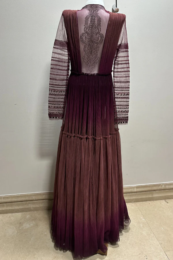 Tarun Tahiliani Purple Gown - Image 2